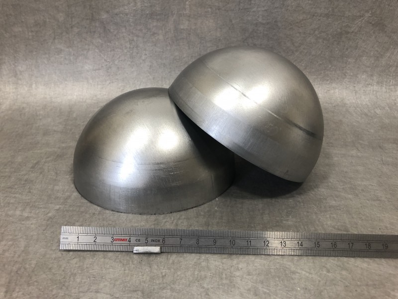 Fonds Hémisphériques ou demi-sphères en aluminium embouties par METOLEX